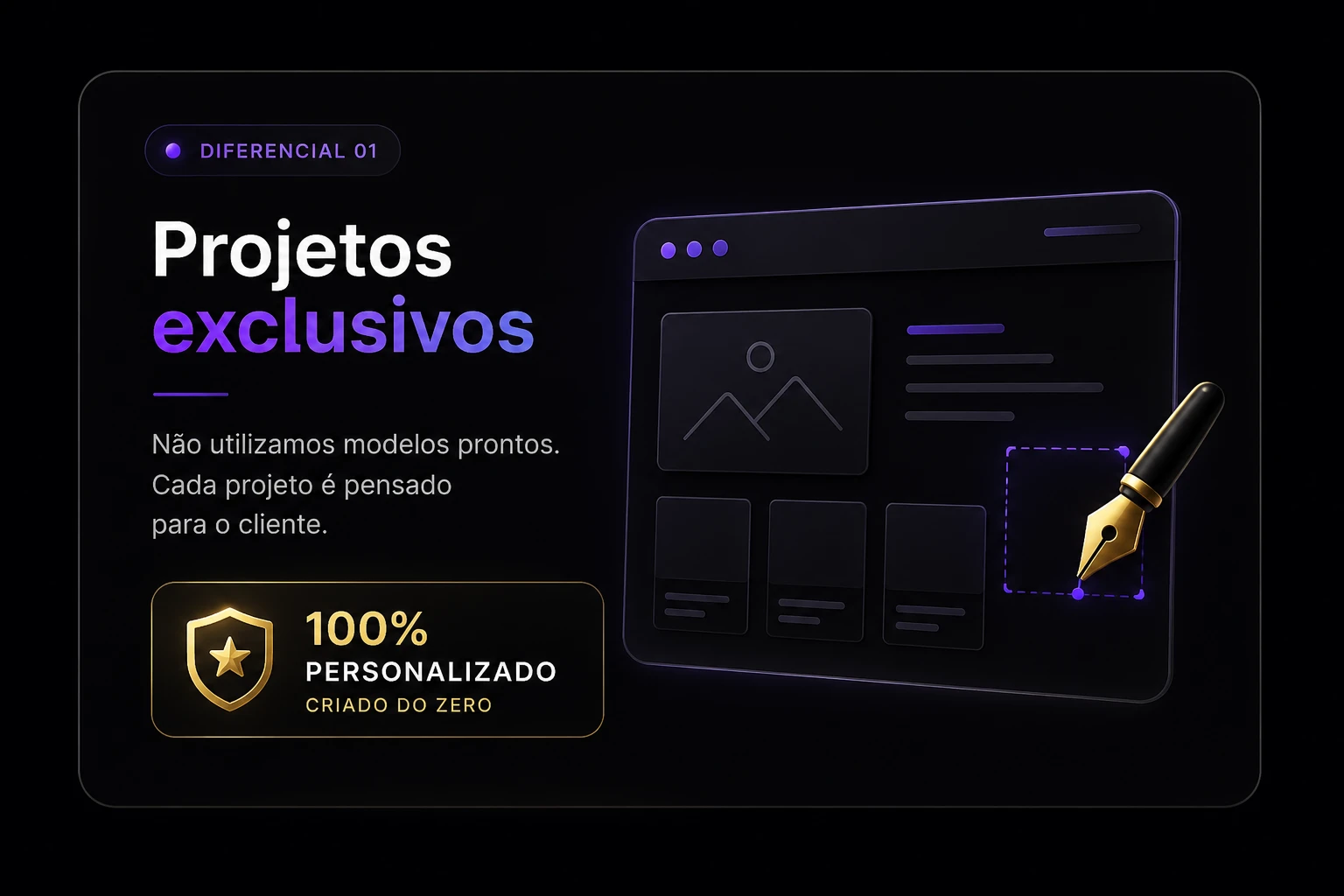 Projetos exclusivos — Prime Web