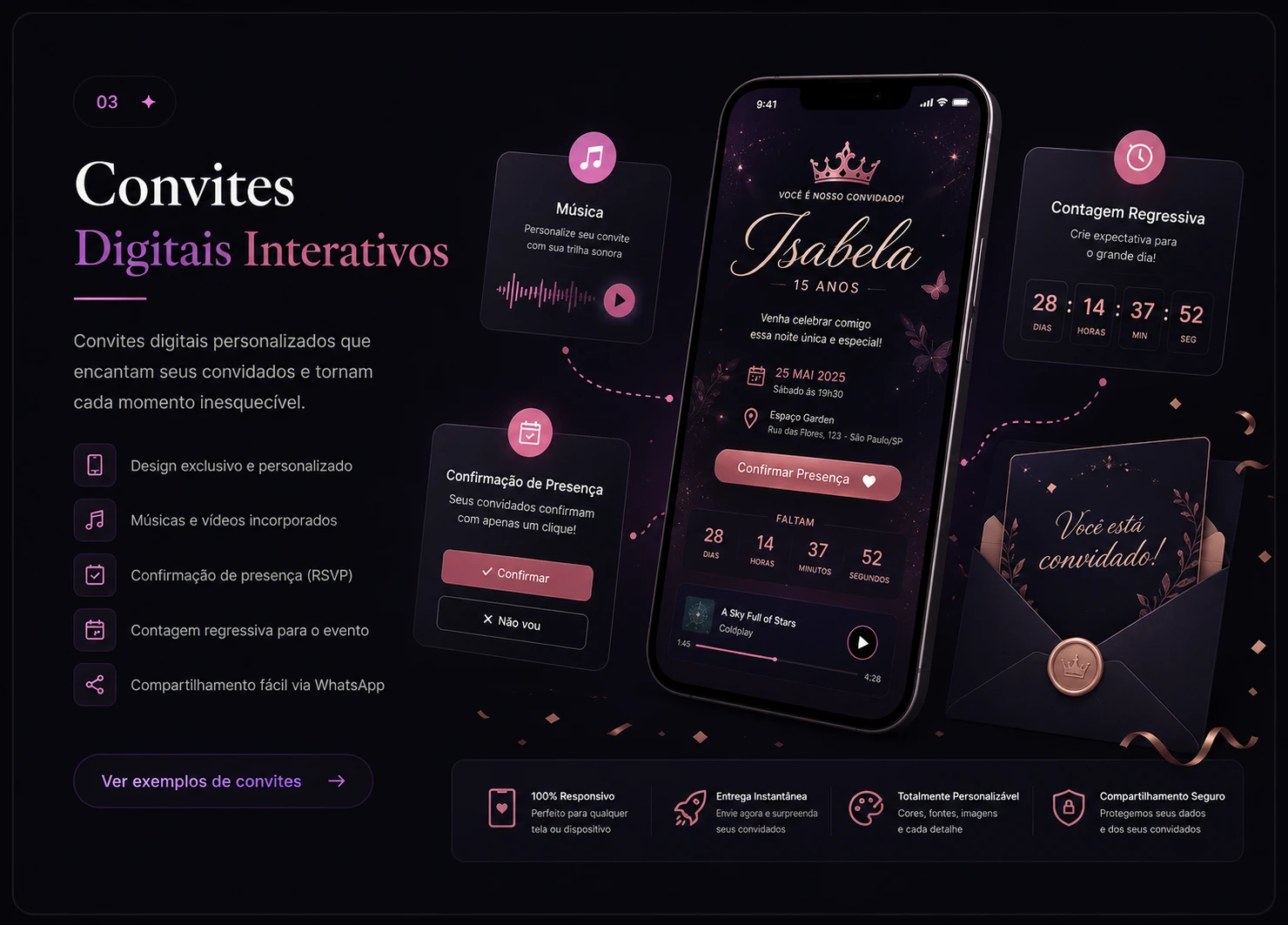 Convites Digitais Interativos — Prime Web