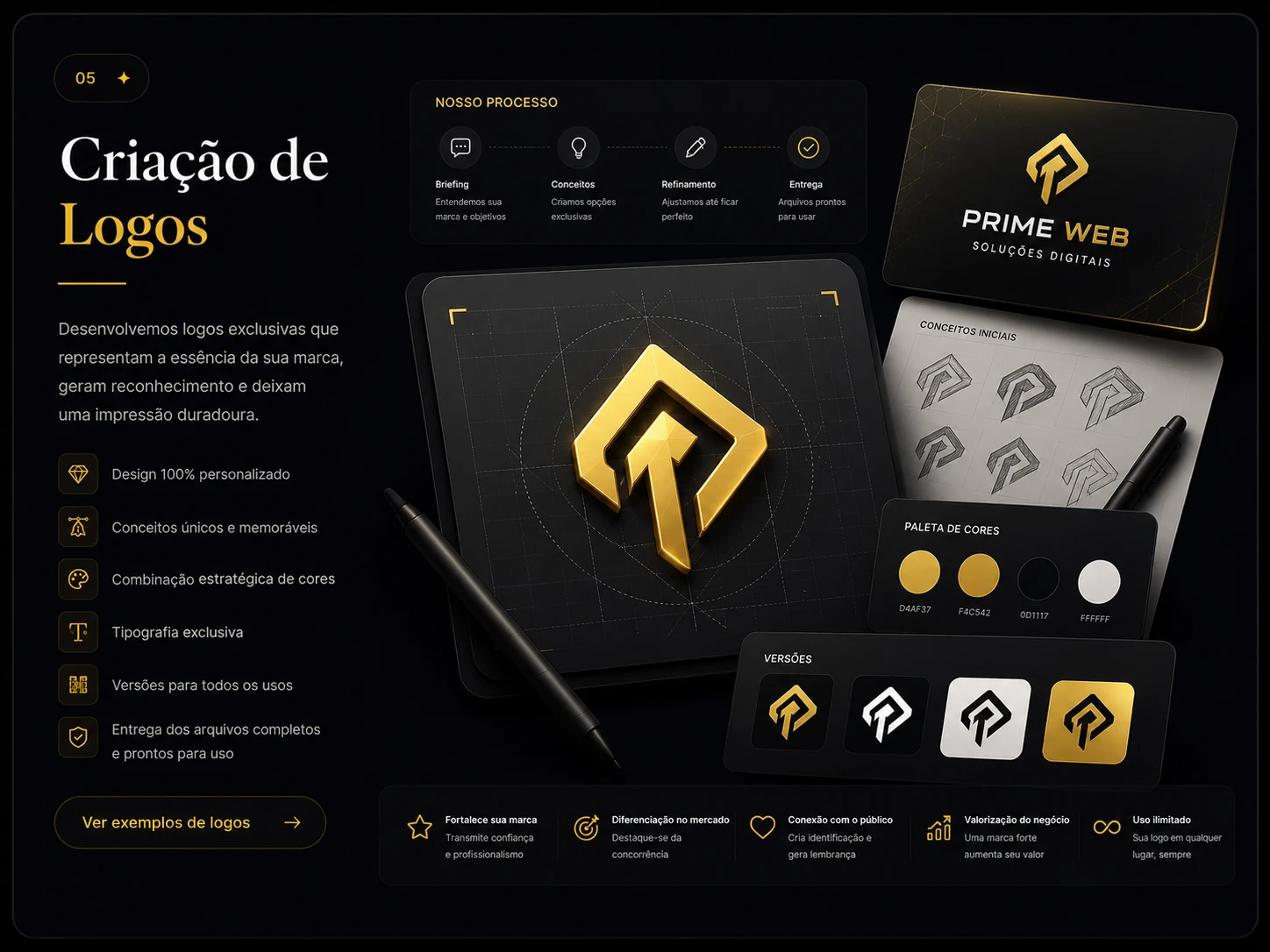 Criação de Logos — Prime Web